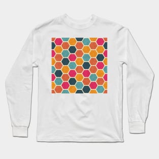 Unique Retro Pattern Long Sleeve T-Shirt